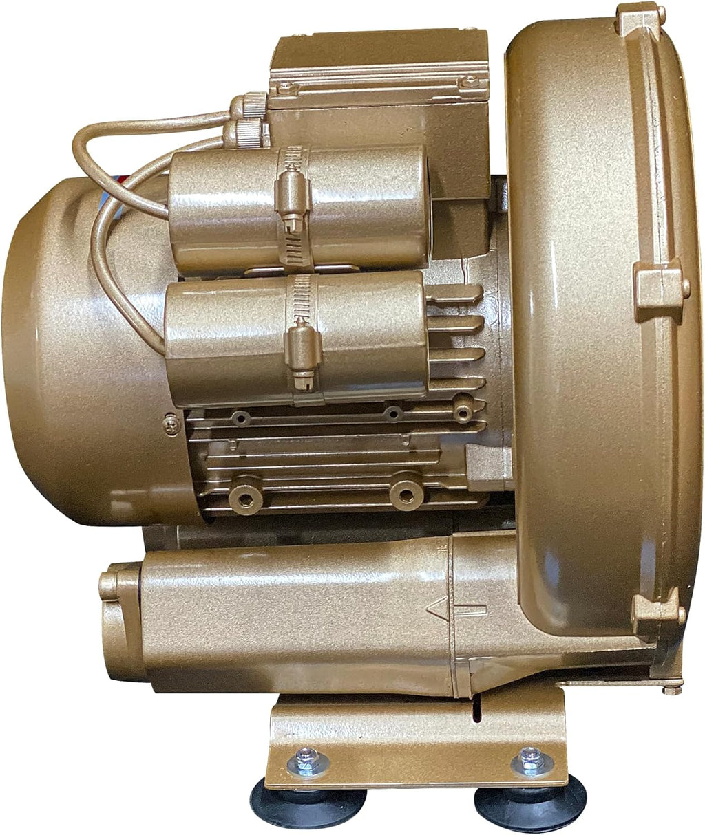 Regenerative Blower EKZ 315-33 | Pressure or Vacuum Applications | 185 CFM - 3.34 PSI - 7.2 inHg | Quiet Operation - Lightweight - Oil Free | No Maintenance Required!