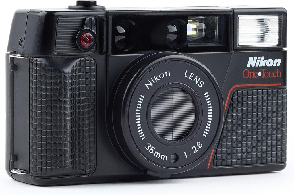 Nikon One Touch 35mm Point and Shoot Film Camera AKA L35AF II Built-in flash, Film loader, Nikon AF 35MM f2.8 lens (Renewed)