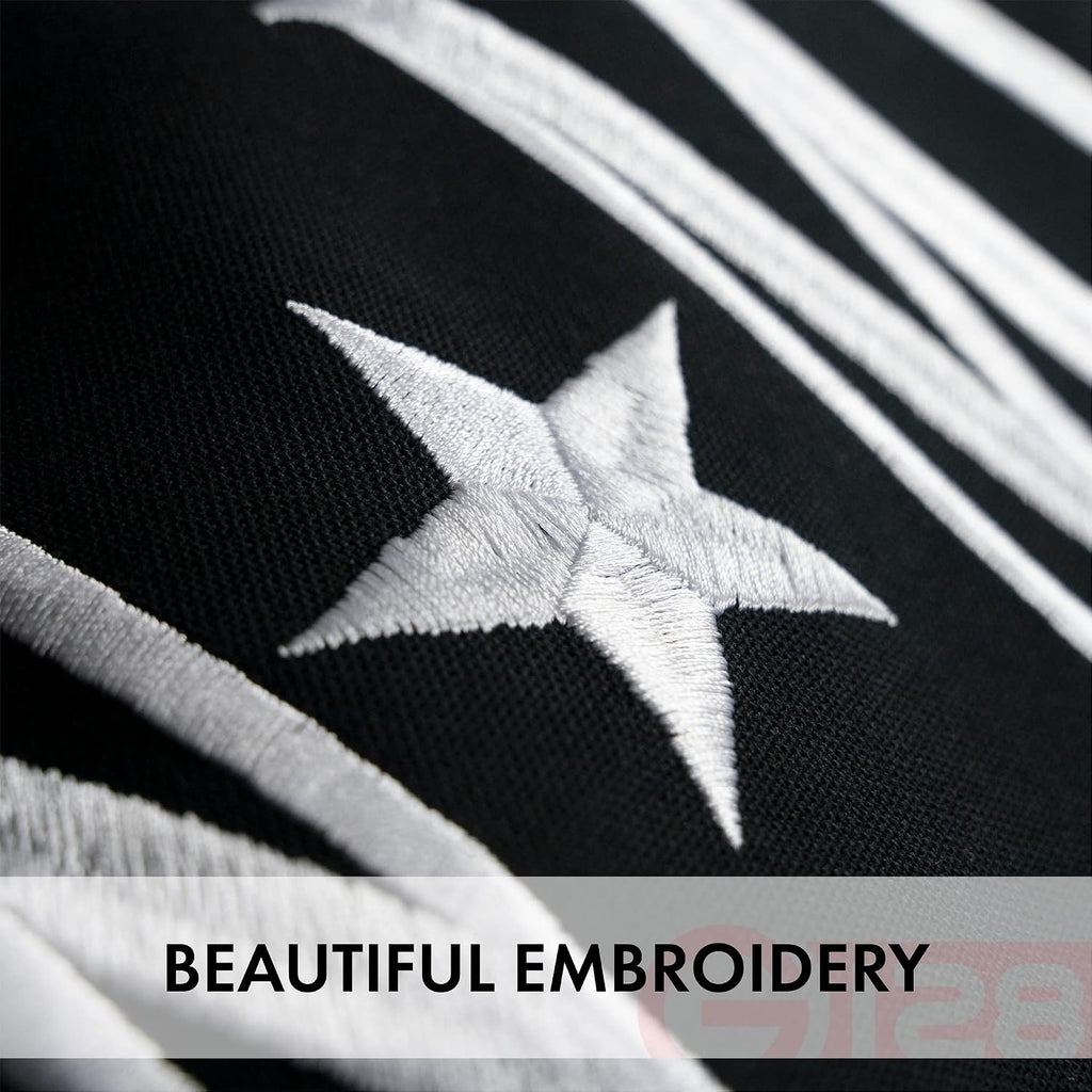G128 10 Pack: POW MIA Flag | 3x5 Ft | StormFlyer Series Embroidered 220GSM Spun Polyester | Embroidered Design, Indoor/Outdoor, Brass Grommets, Heavy Duty, All Weather