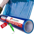 ArmorDillo Blue Window Protection Film 21' x 600', 54.22/roll (4 Rolls-1 Case) - Surface Protection | Temporary Self-Adhesive Glass Covering, Window Masking, 45-Day UV Resistant, Construction Wrap