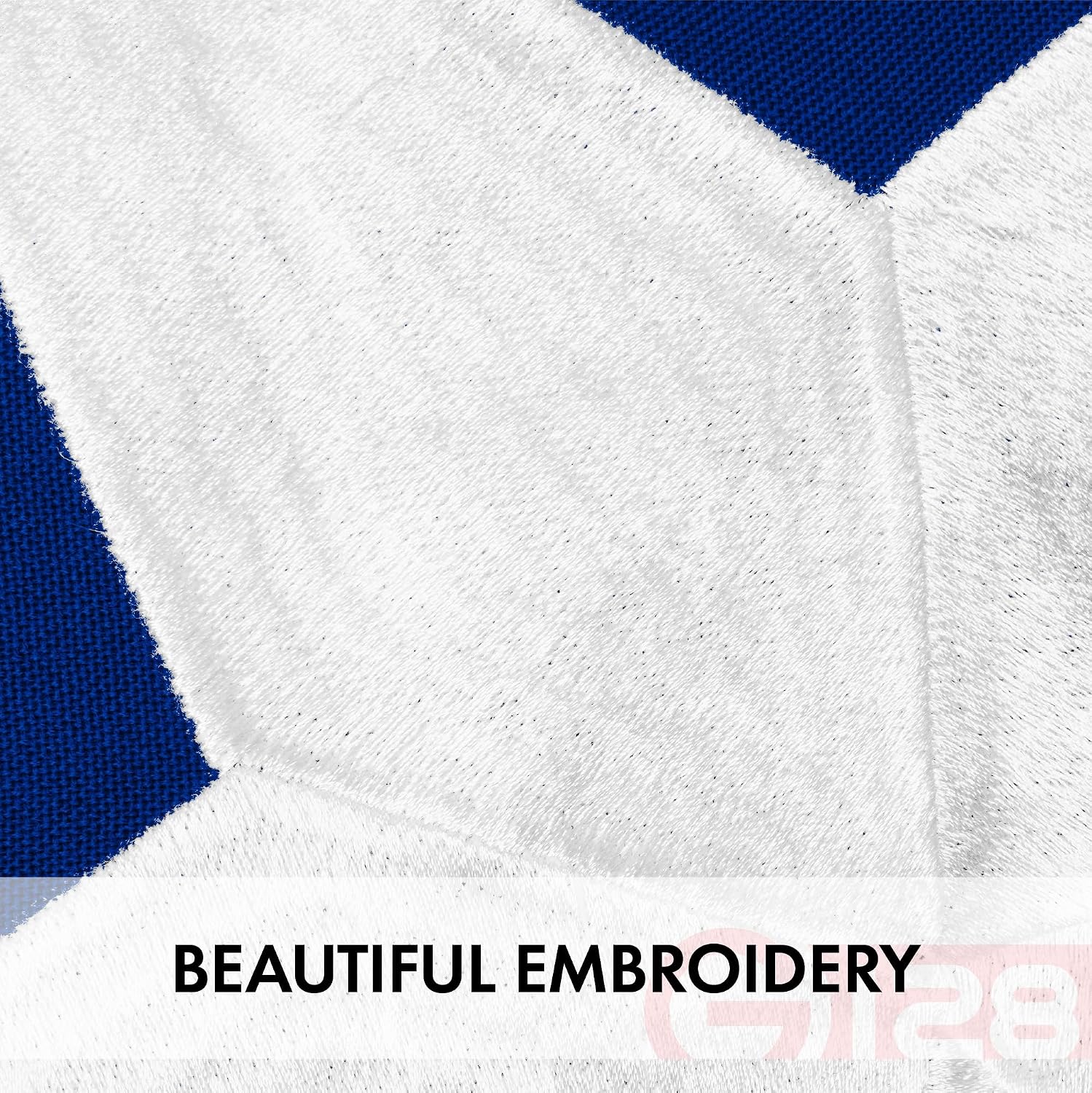G128 15x25 Ft American USA Flag Deluxe TearProof Series, Featuring Super Tough Spun Polyester, Embroidered Stars, American Flag For Outside High Winds | Back to School Decor