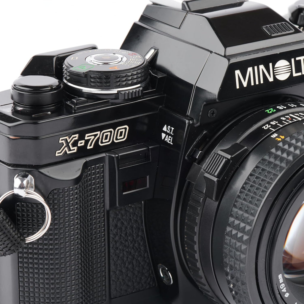 Minolta X-700 35MM SLR Film Camera with MD mount lens System. Included 50mm f/2 Manual Focus Lens (Renewed)