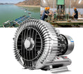 110V/220V Single Phase Regenerative Blower, Industrial Vacuum Pump, High-Pressure Vortex Ring Blower, for Air Blowing Or Suction,220V-370W