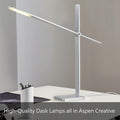 Aspen Creative 40033-1, Two Pack Set – 23 1/2' High Contemporary Table Lamp, Pewter Finish with Empire Shaped Lamp Shade in Light Blue, 13' Wide