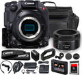 Canon EOS C300 Mark III Digital Cinema Camera Body (EF Mount) Bundle | Super 35 DGO Sensor, 4K Cinema RAW Light, 16+ Stops DR & Advanced AF| for Film & Documentary + EF 50mm f/1.8 STM Lens + More