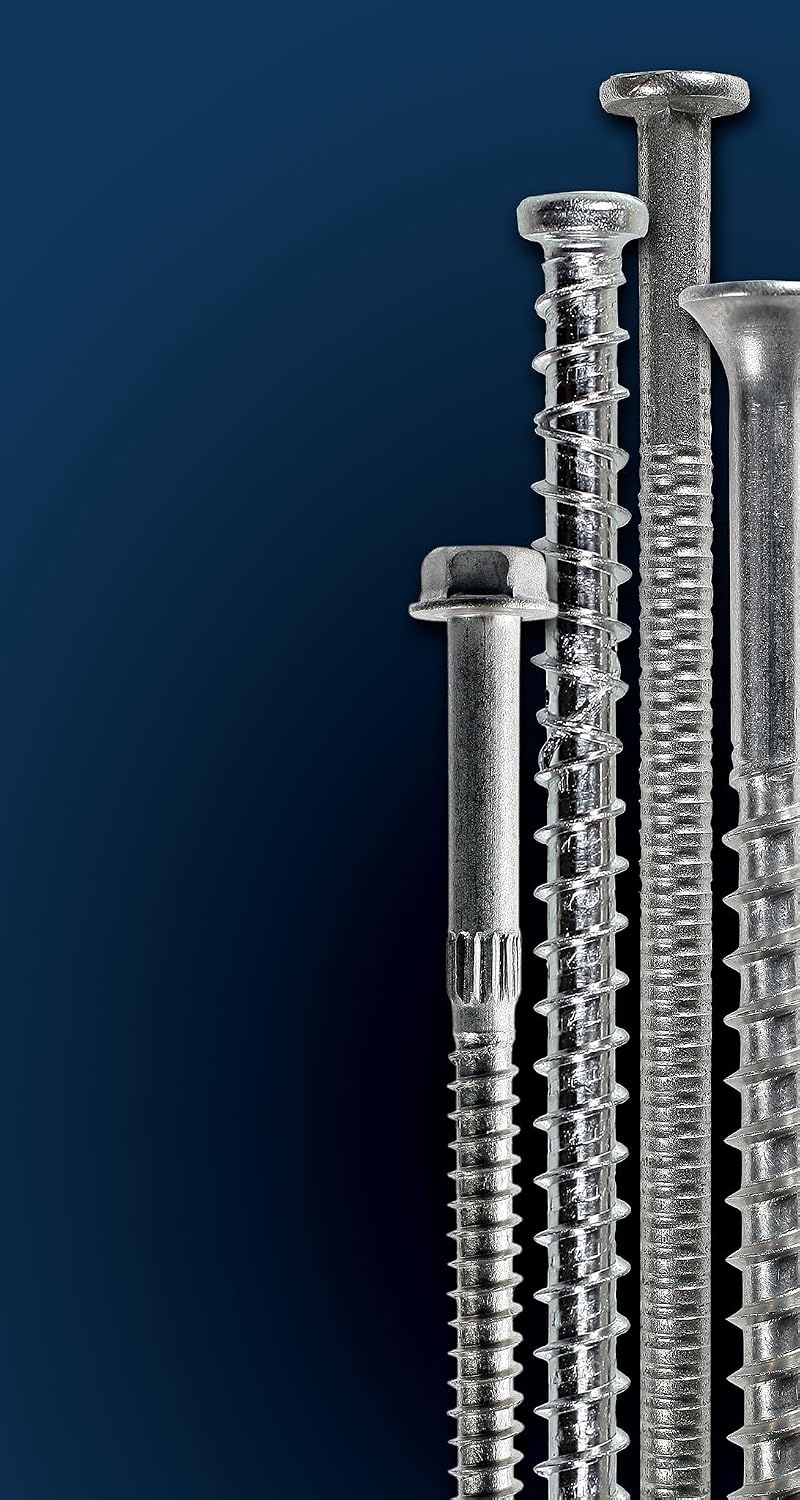Simpson Strong-Tie S10300DBB Bugle-Head Wood Screw, Square Drive — #10 x 3 in. #2 Square, Type 305 (1500-Qty)