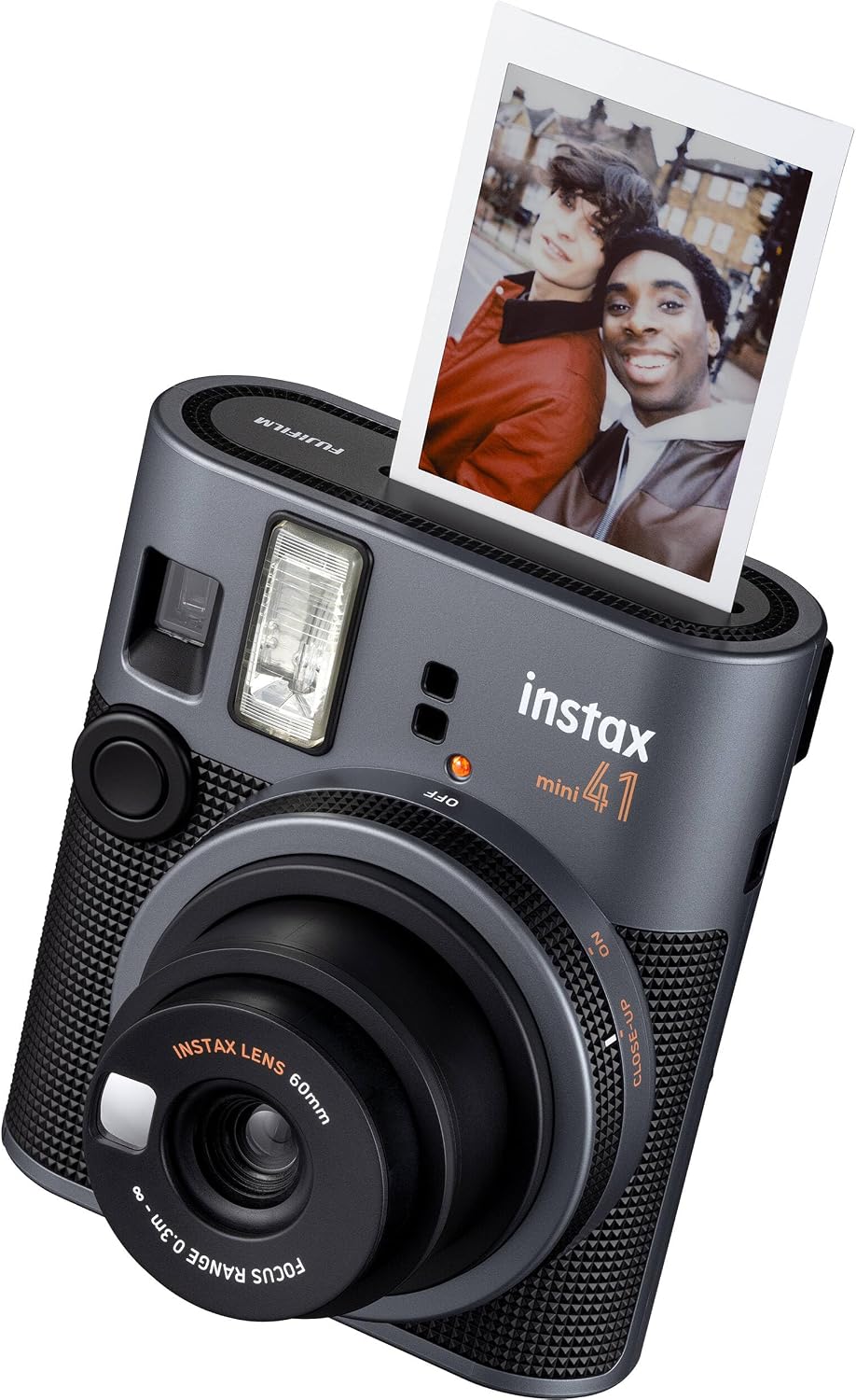 FujiFilm Instax Mini 41 Instant Film Camera Bundle with Fuji Instax-Instant-mini Film Value Pack (20 Sheets) + Photo Album – 64 Pockets + Microfiber Cleaning Cloth