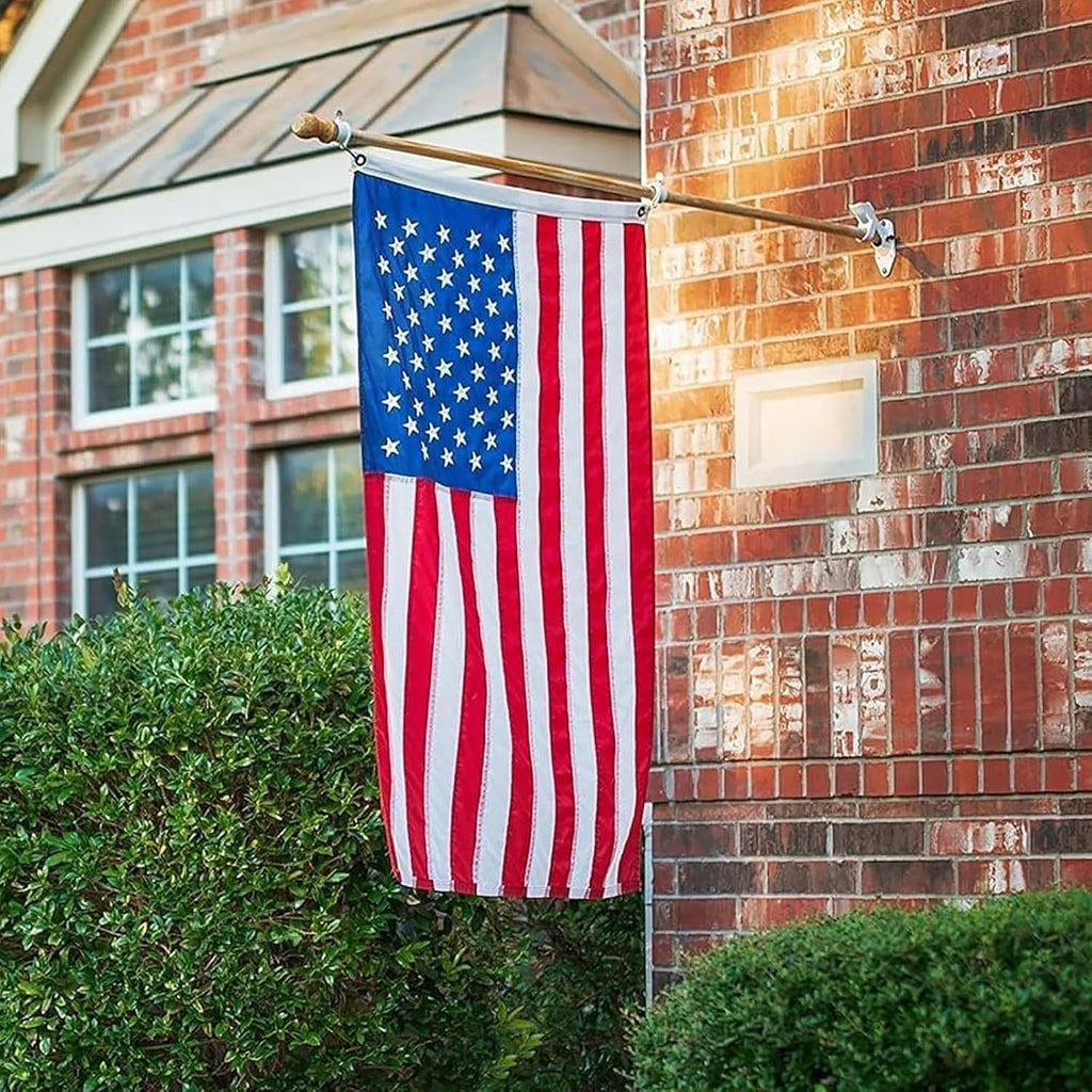GYaozii 10x15Ft American Flags for Outside, Heavy Duty Spun US Flag | High Wind Resistant, WaterProof and Longest Lasting USA Flag with Embroidered Stars, Sewn Stripes, Brass Grommets