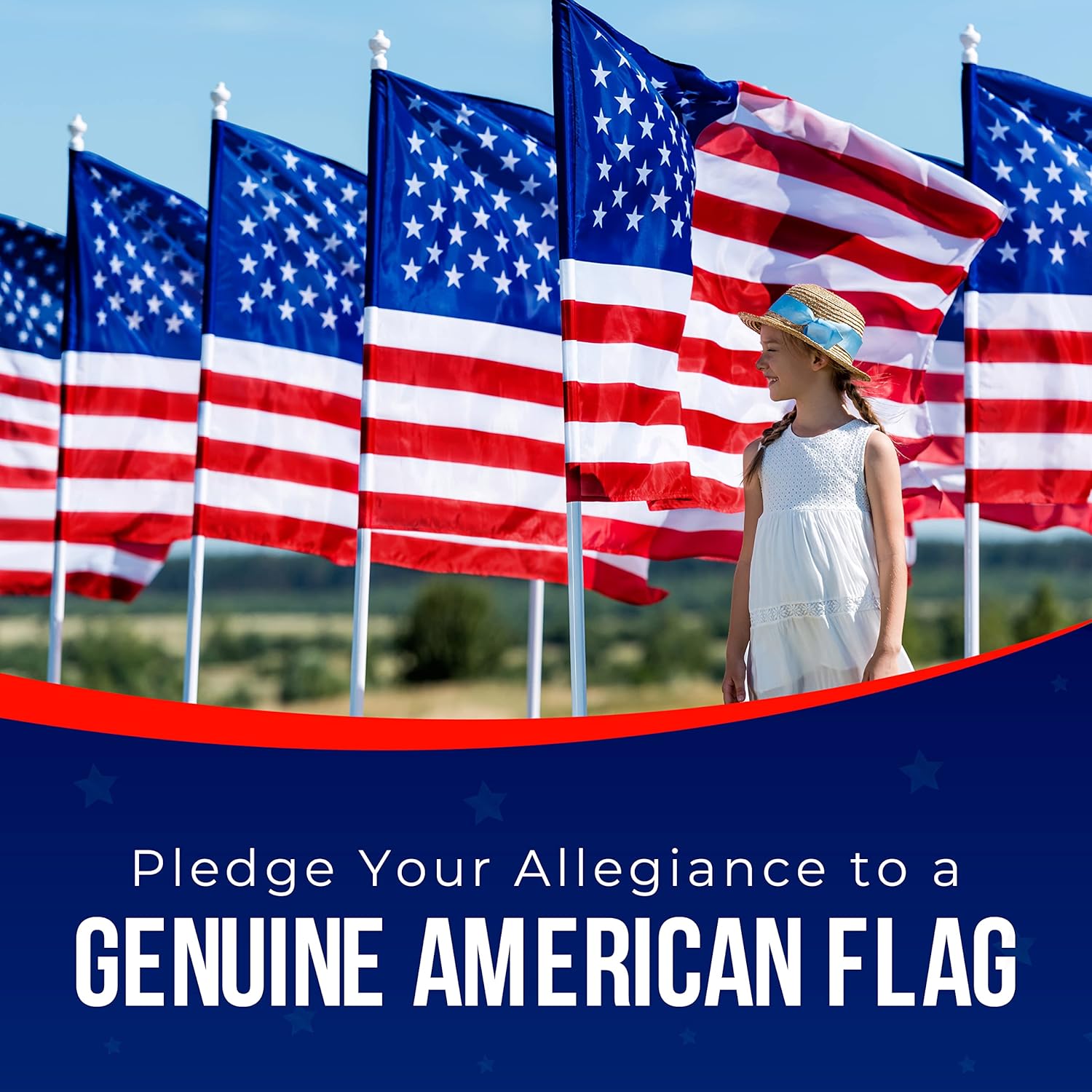 Large American Flag for Outside 12x18 | American Flag 100% Made in USA-not imported -US Flag Heavy Duty Outdoor with Embroidered Stars and Sewn Stripes Outdoor Flag for High Wind - FMAA Certified