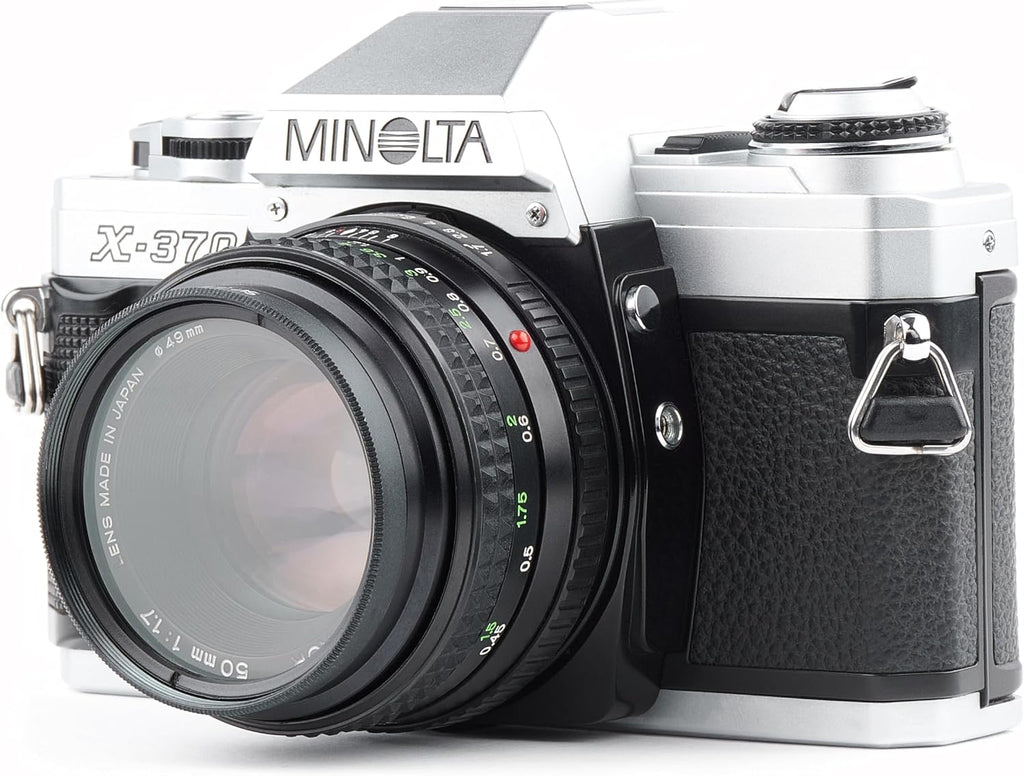 Minolta X-370 Film Camera With A Standard 50mm f/1.7 Lens