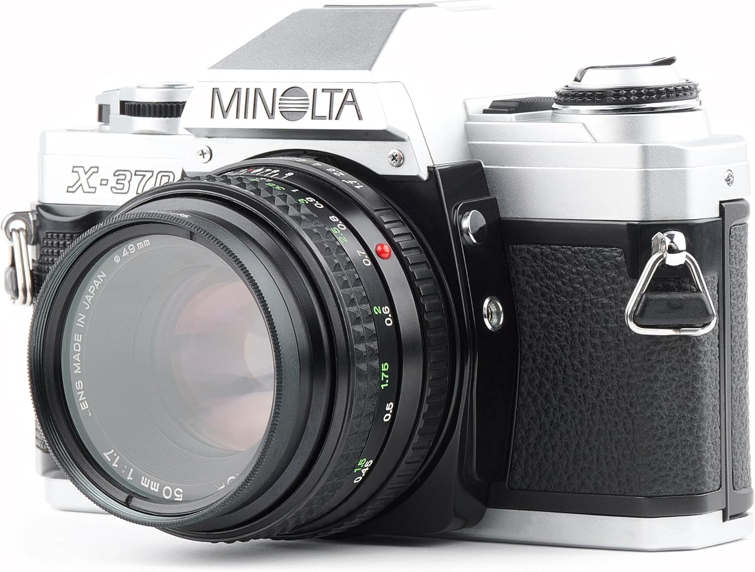 Minolta X-370 Film Camera With A Standard 50mm f/1.7 Lens