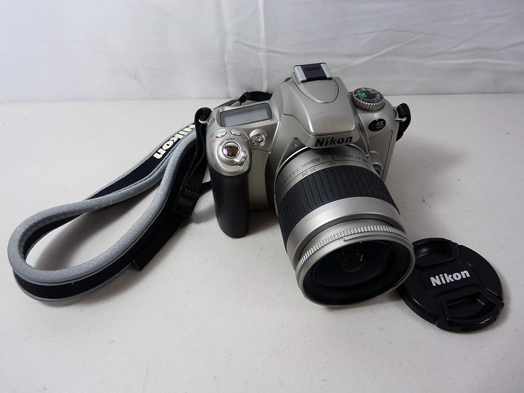 Nikon N55 35mm SLR Film Camera with AF Zoom Lens. Custom Iso, Shutter and Aperture settings. Included Lens. (Renewed)