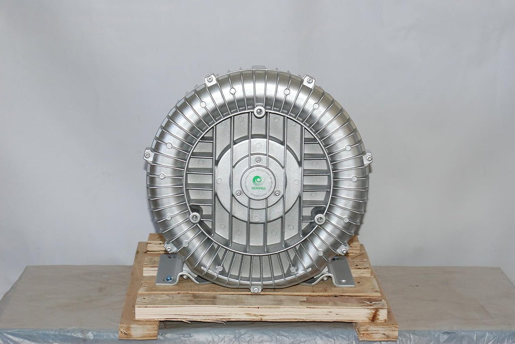 2.3 Hp Regenerative Blower 220V-240V/1Phase,182CFM, 76'H2O press. Goorui-USA GHBH 002 12 1R6