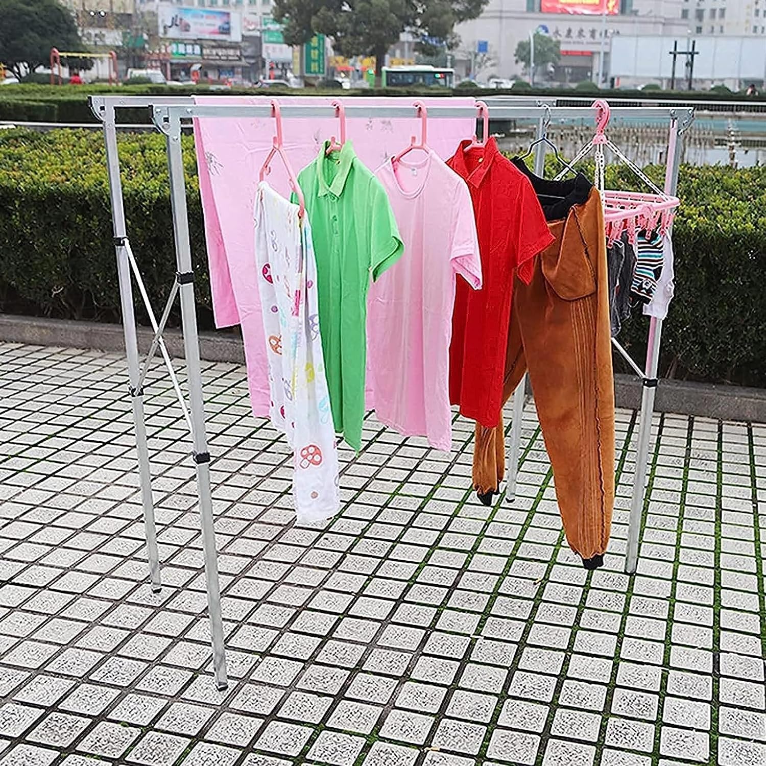 Laundry Drying Rack Heavy Duty Stainless Steel Clothes Drying Rack Laundry Drying Rack Garment Rack Clothing Socks Scarves Clothes Drying Rack Outdoor Indoor