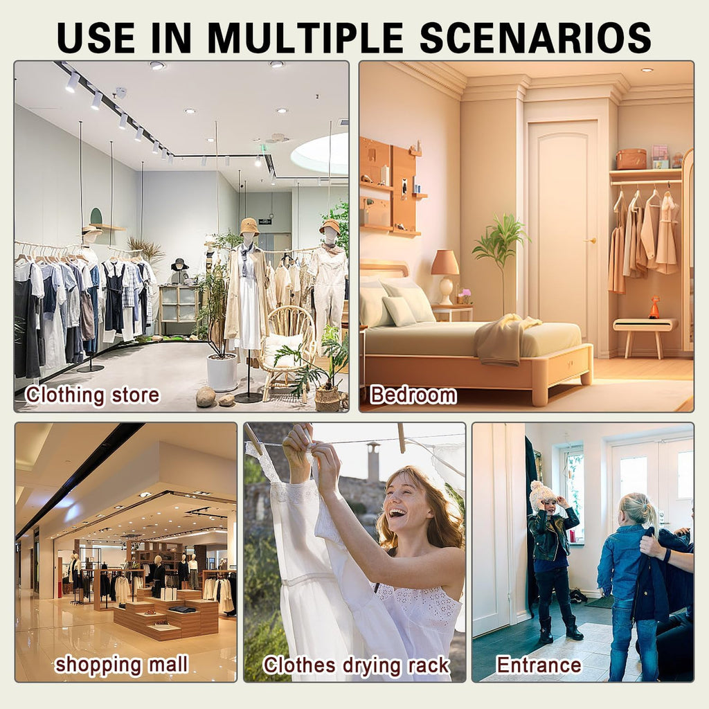 Heavy Duty Metal Garment Rack, Floor Standing Retail Display Racks, Portable Coats Shirt Rack, Commercial Laundry Room Clothing Display Rack for Hanging Clothes,Gold,80CM