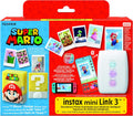 INSTAX mini Link 3 instant photo printer limited edition, with a Super Mario Block design silicone case, unique and fully customisable app (mini film sold separately)