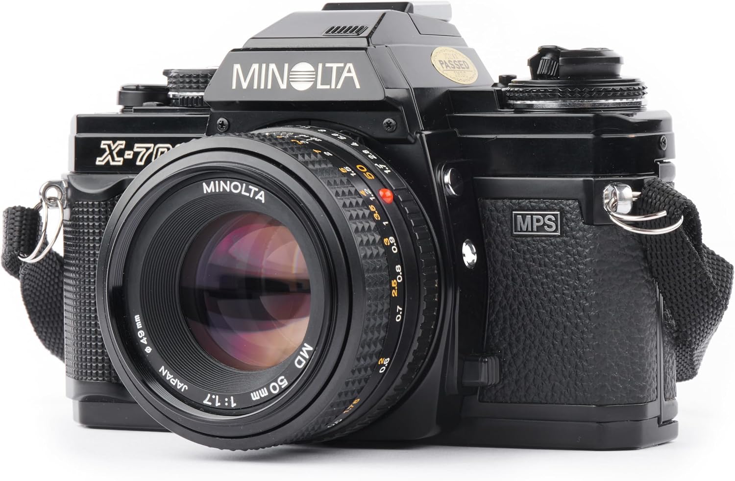 Minolta X-700 35MM SLR Film Camera with MD mount lens System. Included 50mm f/2 Manual Focus Lens (Renewed)