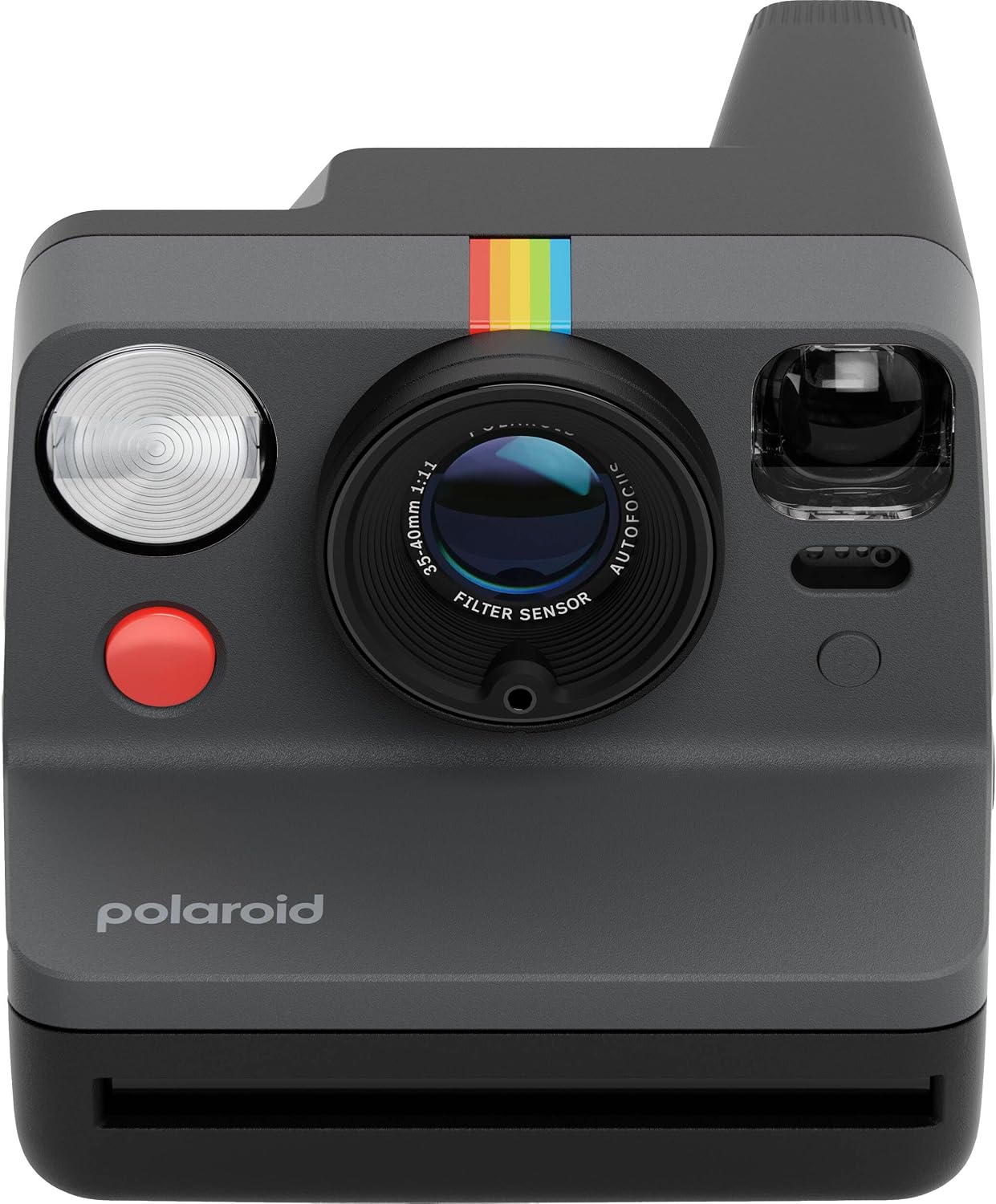 Polaroid Now Generation 3 i-Type Instant Camera (Black) with 8 i-Type Color Film Starter Bundle + Charging Cable and Cleaning Cloth