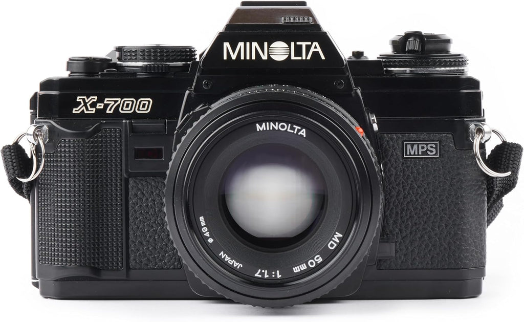Minolta X-700 35MM SLR Film Camera with MD mount lens System. Included 50mm f/2 Manual Focus Lens (Renewed)