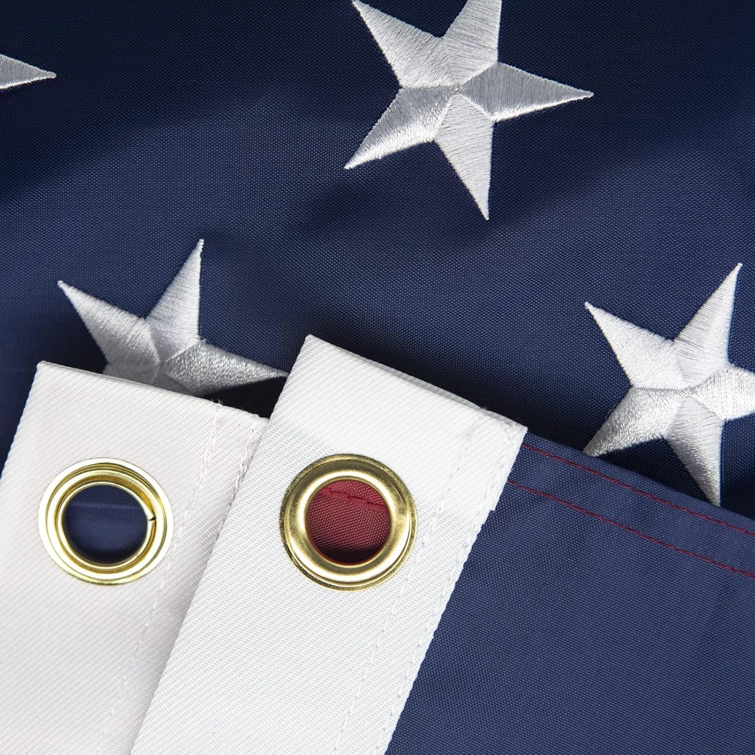 15x25 FT Giant Large American Flag for Outside, Best Embroidered Stars And Sewn Stripes, 420D Heavy Duty Polyester, Suitable For Outdoor High Winds Areas (American flag 15x25 FT)