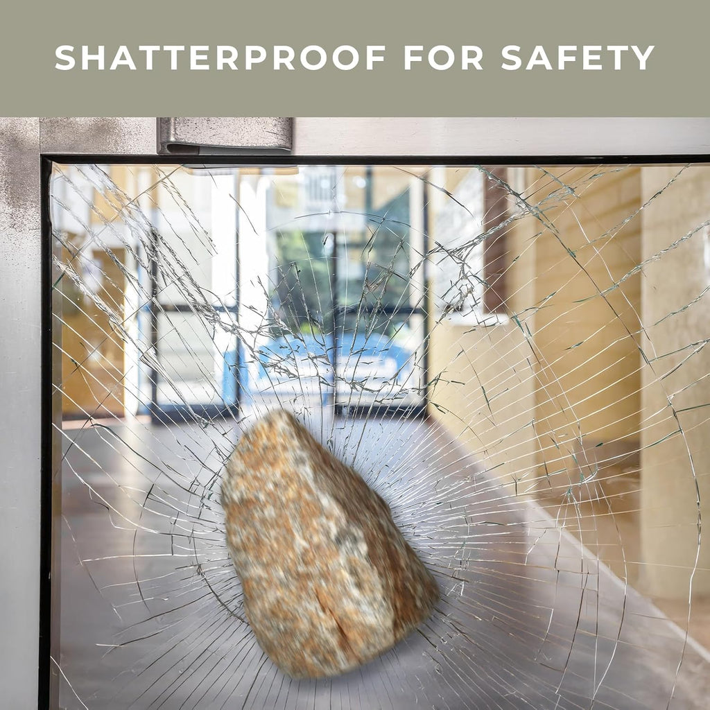 VViViD 12 Mil Clear Vinyl Shatterproof Safety Window Film (30 Inch x 100ft)