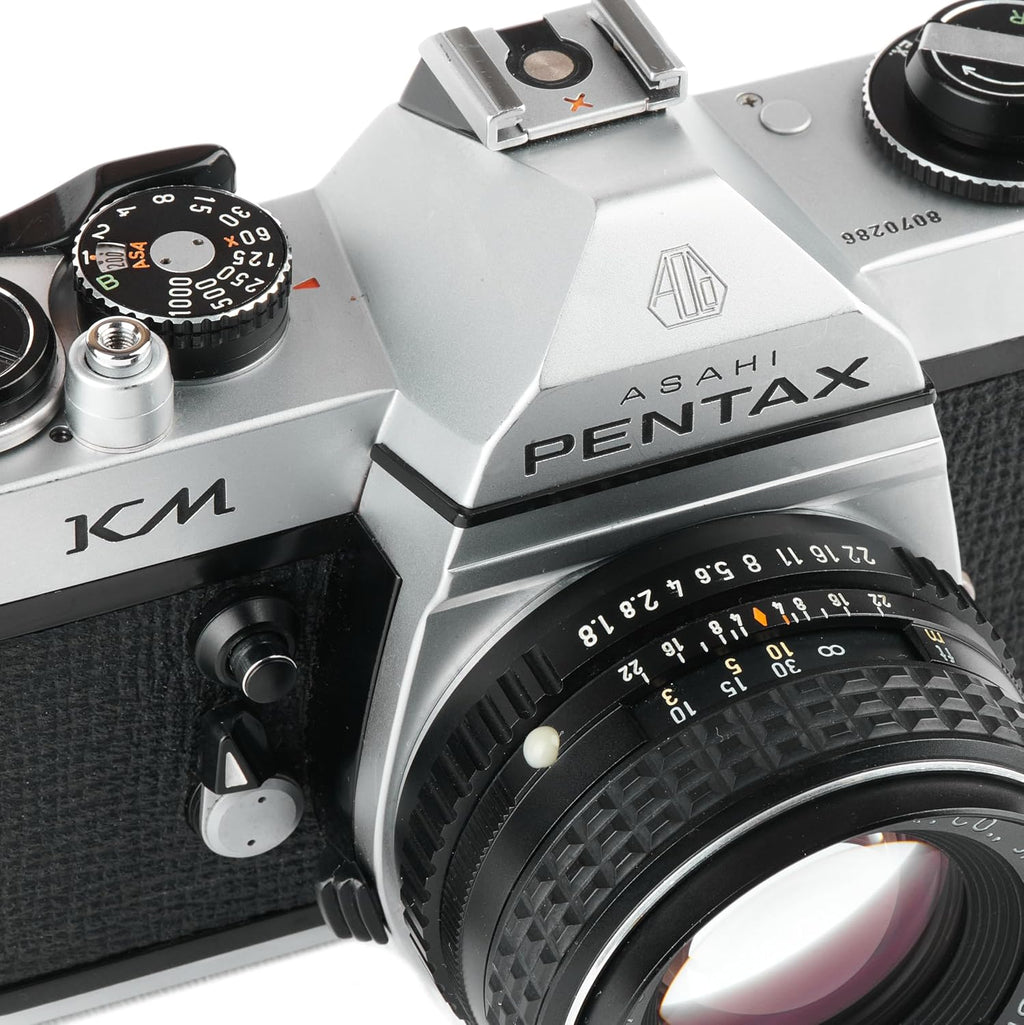 Pentax Asahi KM SLR Manual Focus Film Camera With Pentax 50mm Lens (Renewed)