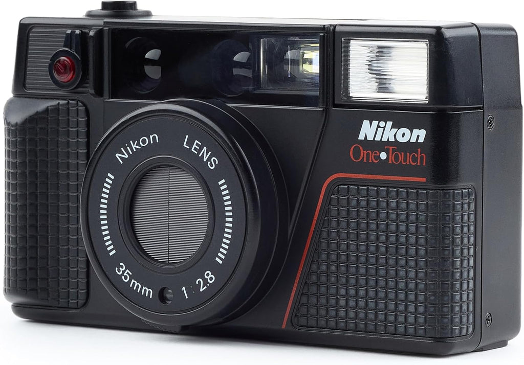 Nikon One Touch 35mm Point and Shoot Film Camera AKA L35AF II Built-in flash, Film loader, Nikon AF 35MM f2.8 lens (Renewed)