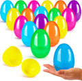JOYIN 3.15' Easter Eggs, Fillable Plastic Eggs Empty Colorful Bright Eggshells with Hinge for Easter Hunt, Filling Treats, Party Favor, Basket Stuffers, Classroom Prize Supplies, 1000PCS