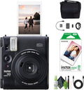 Fujifilm Instax Mini 99 Instant Film Camera Bundle with Fuji Instax Mini Instant Film Value Pack (20 Sheets) + Travel Bag + Lens Cleaning Kit, Perfect for Beginners, Experts, Kids and Adults