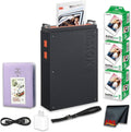 Fujifilm instax mini Link+ Smartphone Printer, Bluetooth Instant Photo Printer for Phones, 2 x 3 Inch Prints, Bundle with + Photo Album + Instax Mini Instant Film Twin Pack (White) 60 Photos + More