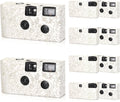 Zhengmy 10 Pack Disposable Camera Bulk for Wedding, 35mm Single Use Camera Bulk with Flash One Time for Gathering Wedding Travel(Gold Rose,Retro Color Film)