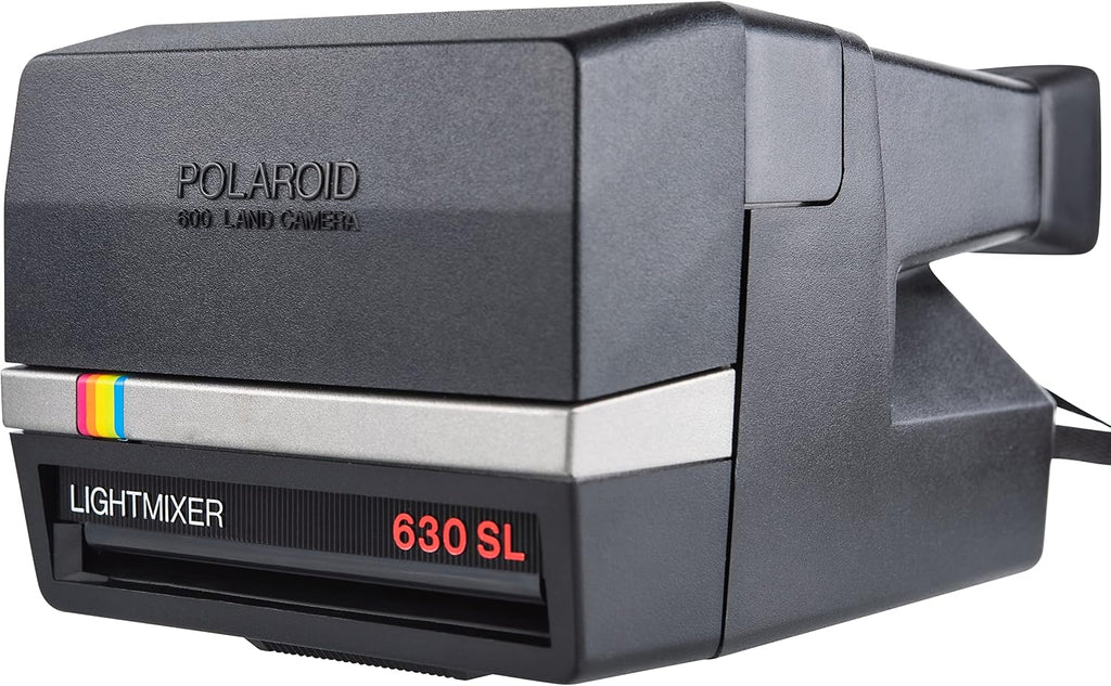 Polaroid 630 SL Lightmixer Silver woth Rainbow Stripe (Renewed)