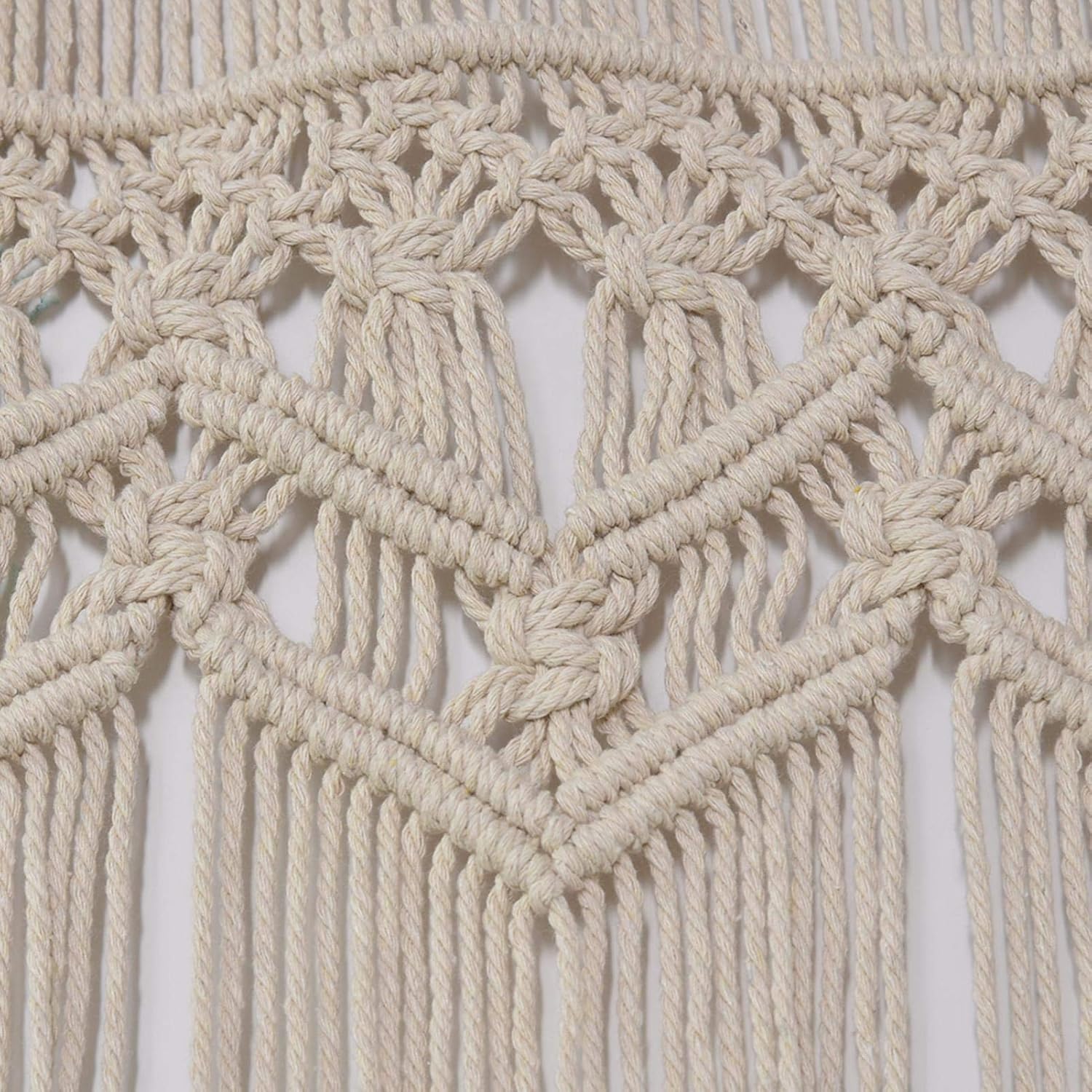 Macrame Macrame Curtain Tapestry Macrame Wall Hanging Woven Tapestry for Room Divider Window Door Curtains Wedding Background Home Decor (90 * 180cm)