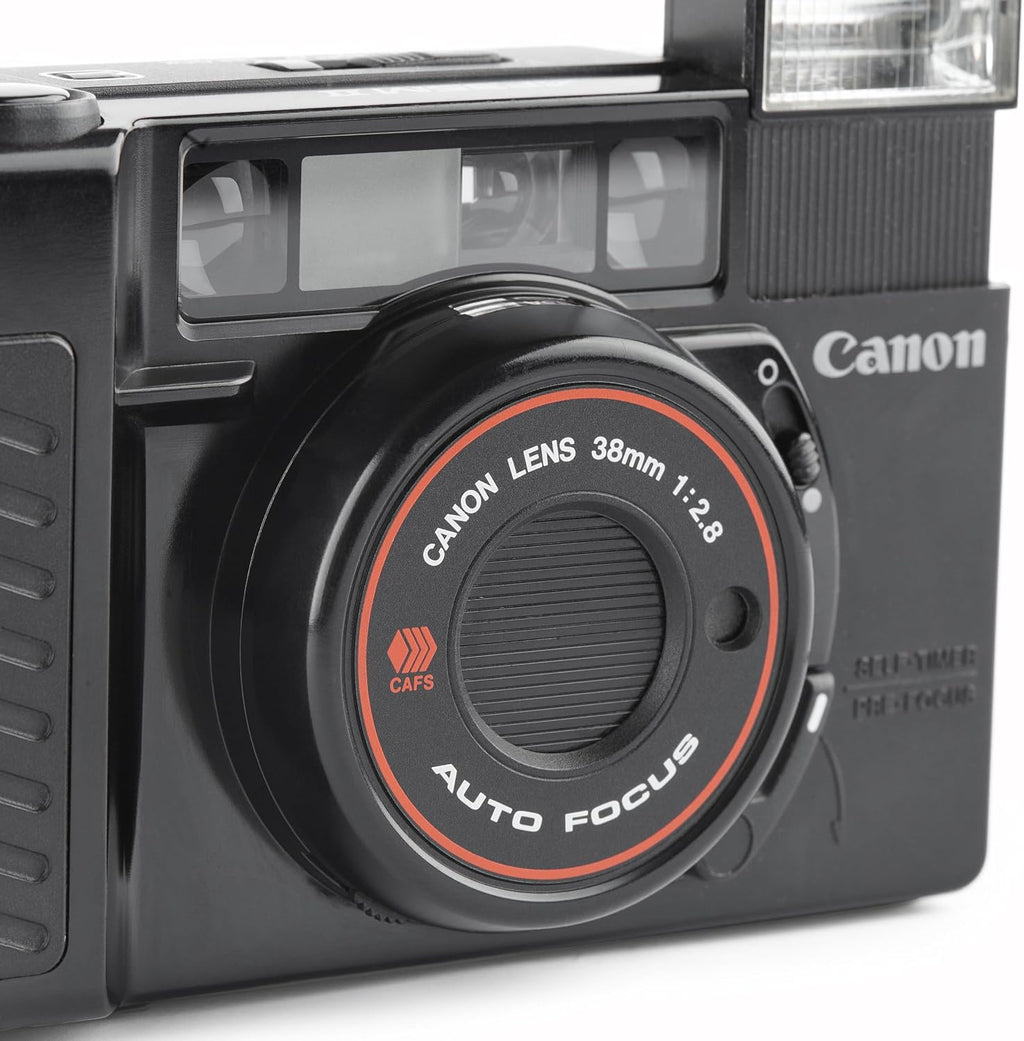 Canon AF35M 35mm Point & Shoot Film Camera CAFS Self-Timer Pre Focus w/Canon 38mm 1:2.8 Lens, Manual ISO Settings. Uses Color or B&W film. (Renewed)