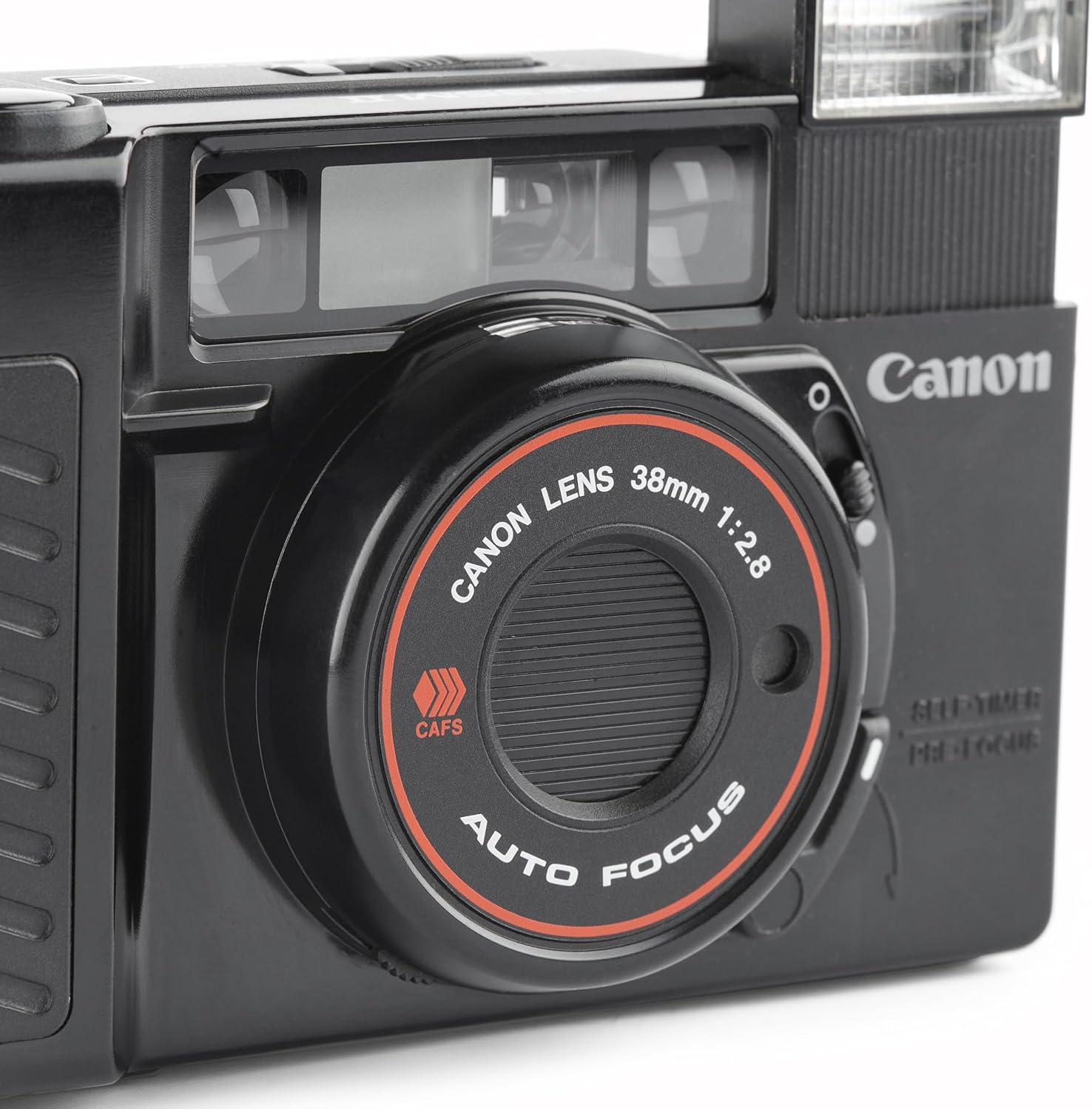 Canon AF35M 35mm Point & Shoot Film Camera CAFS Self-Timer Pre Focus w/Canon 38mm 1:2.8 Lens, Manual ISO Settings. Uses Color or B&W film. (Renewed)