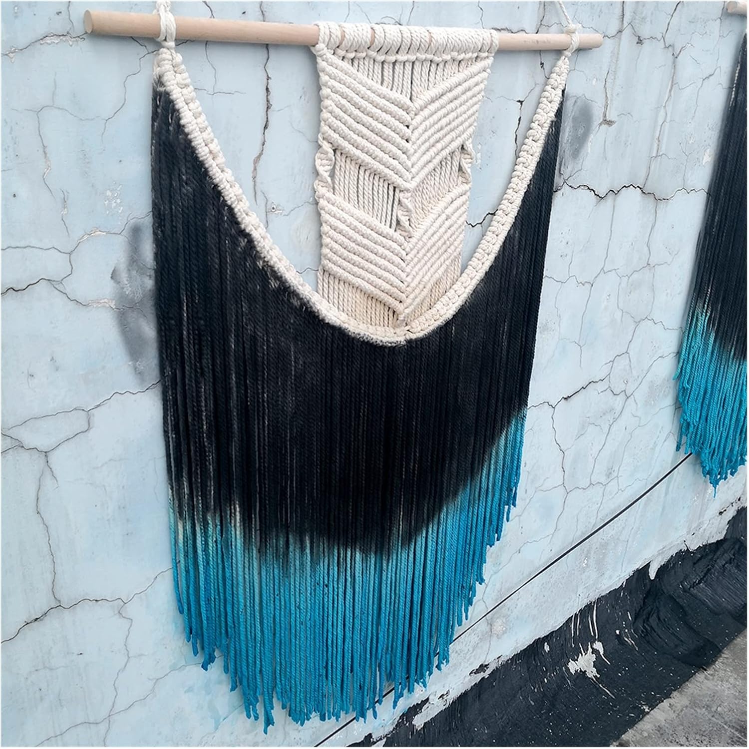 Tapestry Macrame Wall Hanging Colorful Tapestry Handmade Cotton Home Decoration (Color : Onecolor, Size : 70 X 100cm) (Onecolor 70 x 100cm)