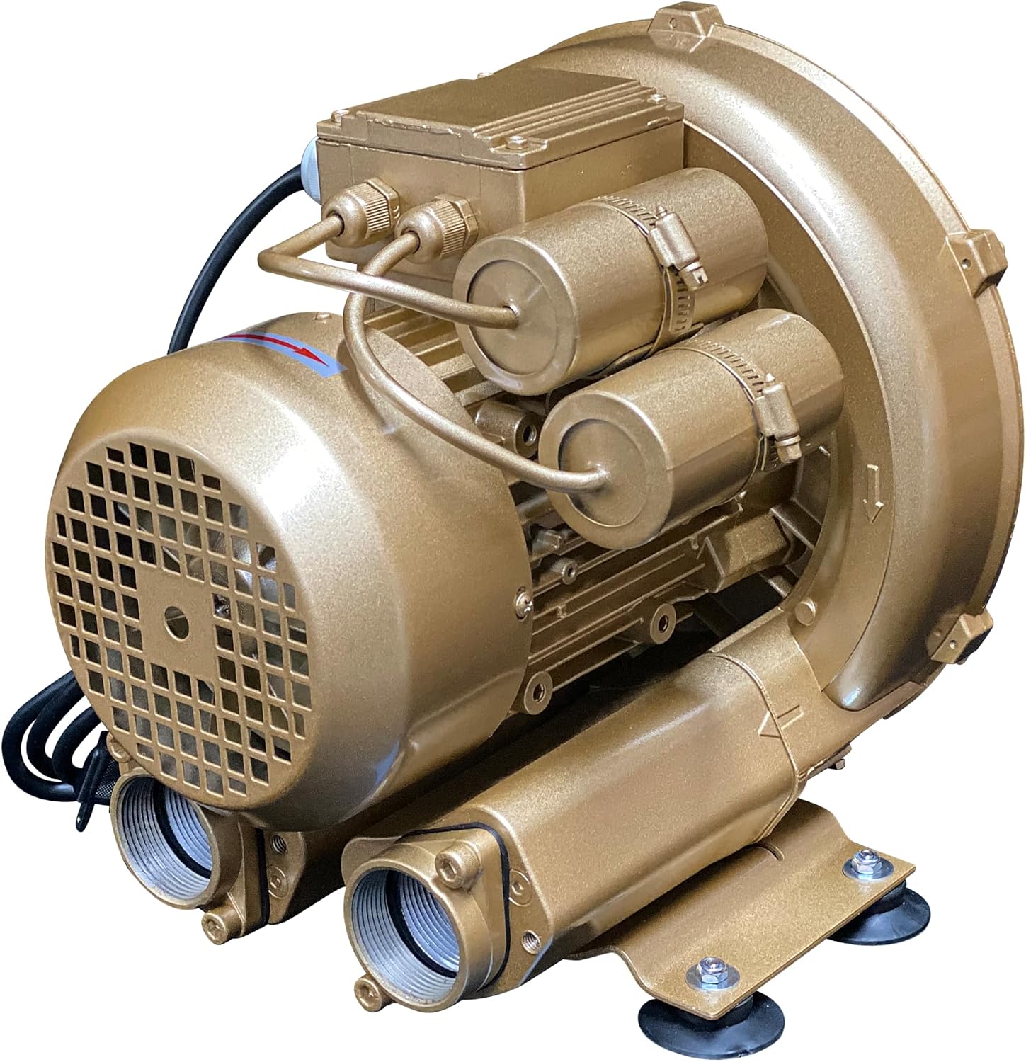 Regenerative Blower EKZ 315-33 | Pressure or Vacuum Applications | 185 CFM - 3.34 PSI - 7.2 inHg | Quiet Operation - Lightweight - Oil Free | No Maintenance Required!