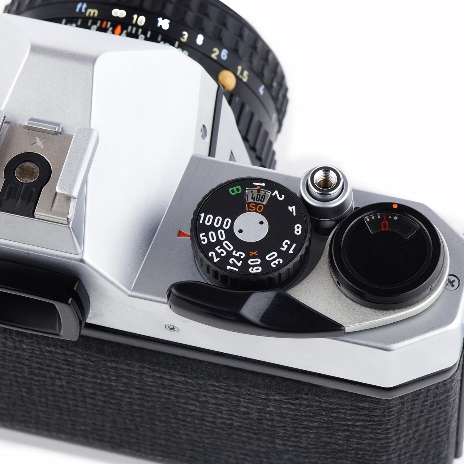 Pentax K1000 Manual Focus SLR Film Camera with Pentax 50mm Lens (Renewed)