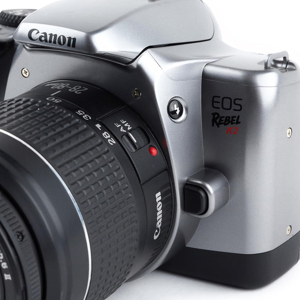 Canon EOS Rebel K2 SLR 35mm Film Camera with EF Canon Auto Focusing AF Lens. Automatic and custom shutter settings, EF mount system, color & B&W film option. (Renewed)