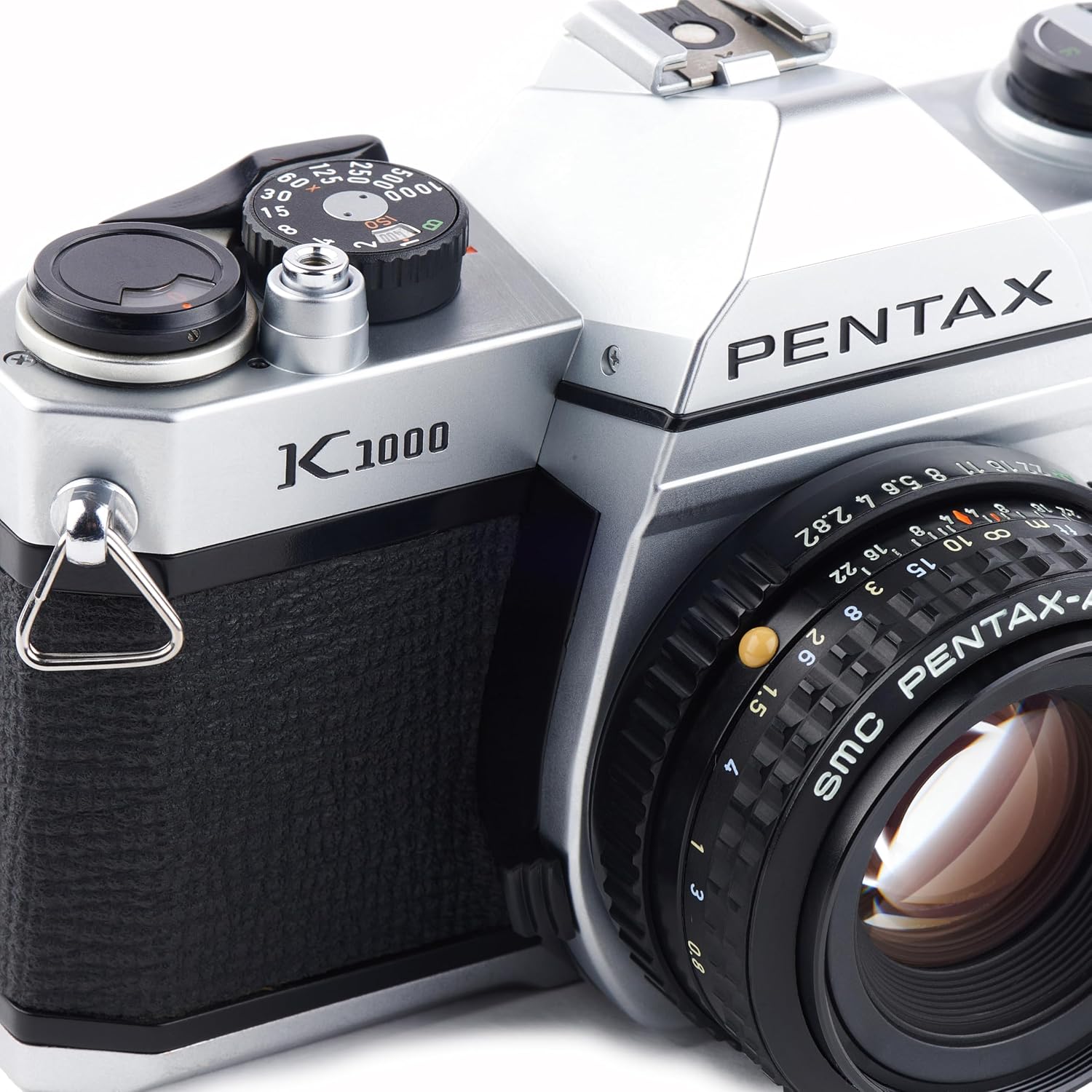 Pentax K1000 Manual Focus SLR Film Camera with Pentax 50mm Lens (Renewed)