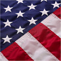 American Flags for Outside 3X5 (Pack of 5) -American Flag with Embroidered Stars and Sewn Stripes US Flag 3x5 Heavy Duty Outdoor Made in USA for High Wind- All Weather Flags