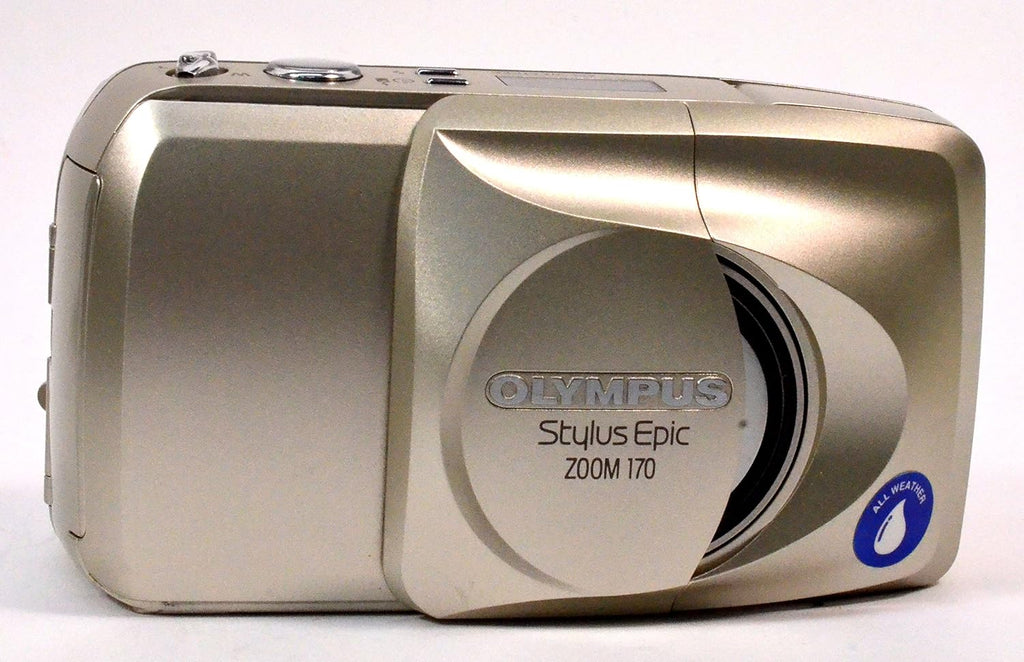 Olympus Stylus Epic Zoom 170 Point & Shoot 35mm Film Camera with Built-in Flash, Olympus ED Lens Multi-AF Zoom 38-170mm Compatible with 35mm Film Color & B&W. (Renewed)