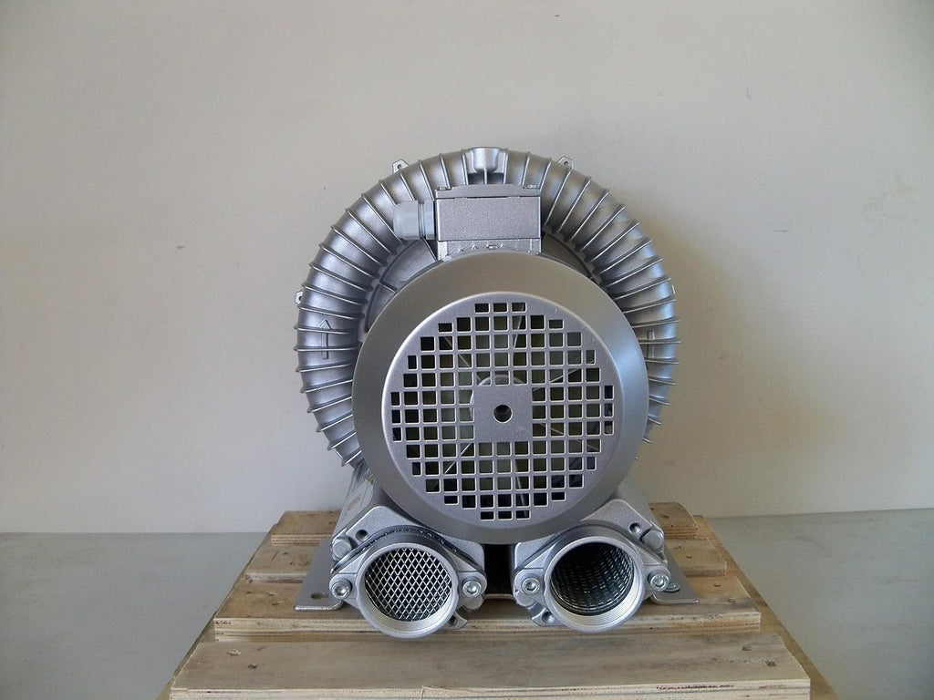3.4 Hp Regenerative Blower 220V-480V/3Phase, 150 CFM, 116'H2O Max Press. Goorui-USA GHBH 003 34 1R5