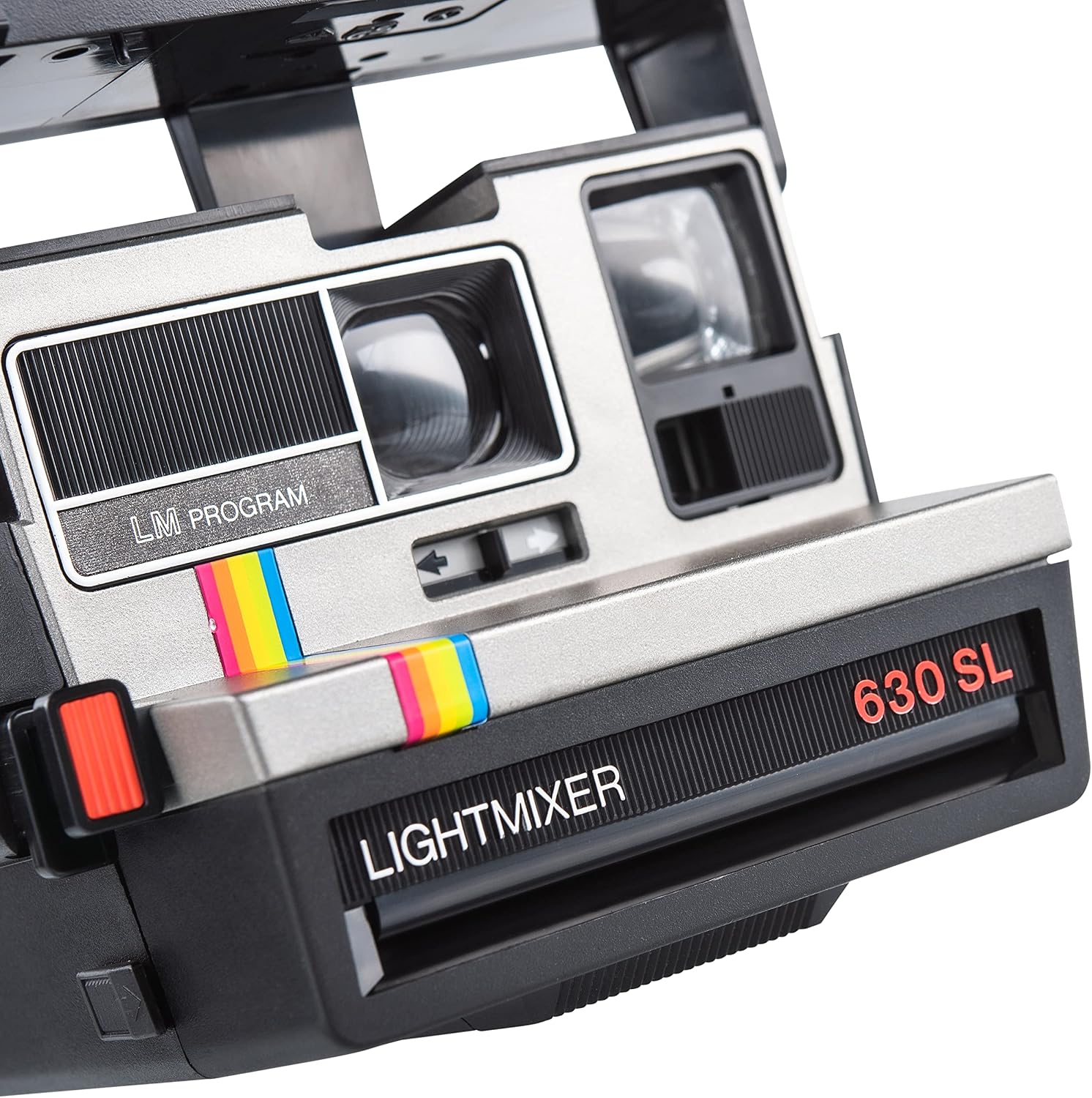 Polaroid 630 SL Lightmixer Silver woth Rainbow Stripe (Renewed)