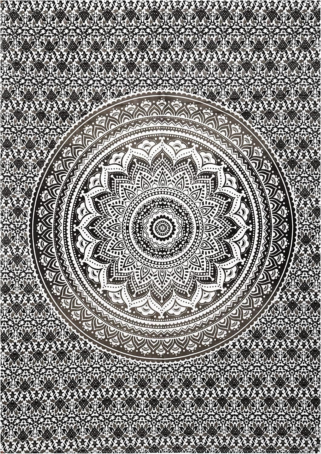 Marubhumi Wholesale Lot of Cotton Mandala Wall Hanging Tapestry Poster Bulk (100 PCS LOT, 40x30 Inches)