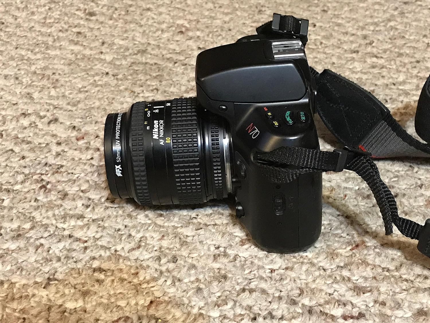 Nikon N70 35MM SLR Film Camera With AF Zoom lens, Black (Renewed)