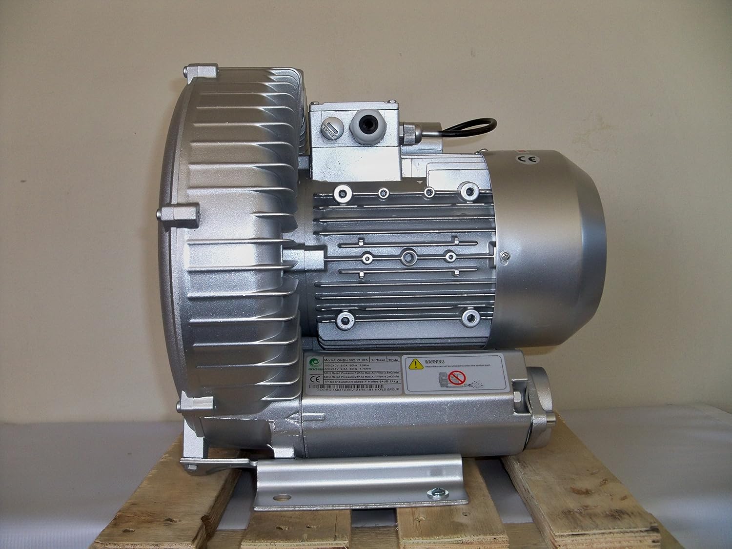 Regenerative Blower 2.3Hp, 220V/1Phase,150CFM, Goorui-USA GHBH 002 12 1R5