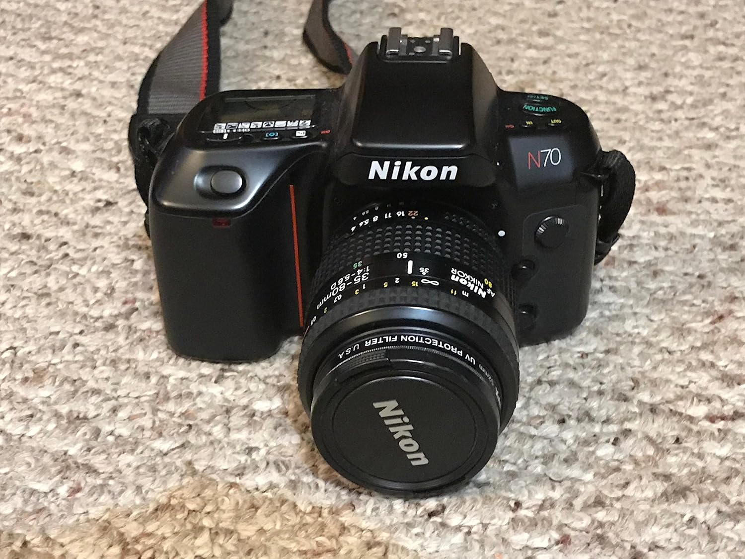 Nikon N70 35MM SLR Film Camera With AF Zoom lens, Black (Renewed)