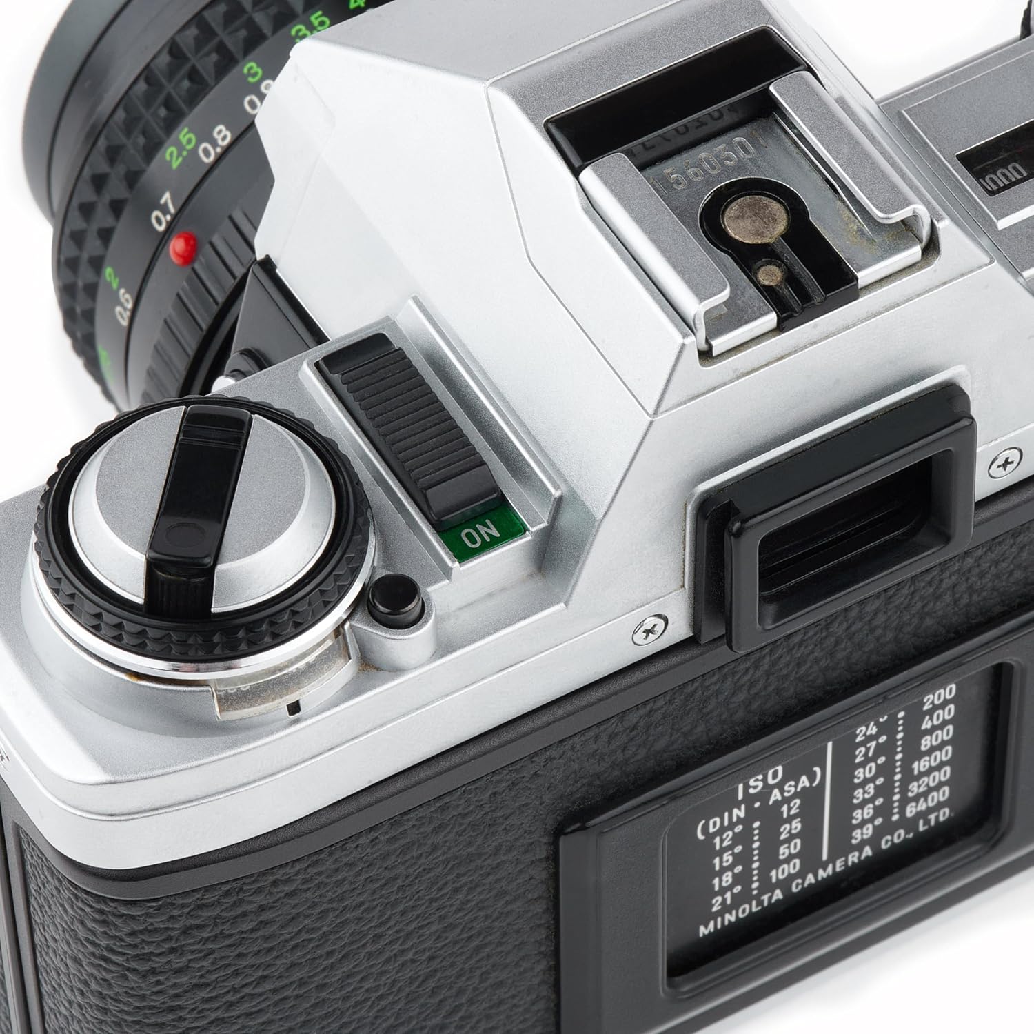Minolta X-370 Film Camera With A Standard 50mm f/1.7 Lens