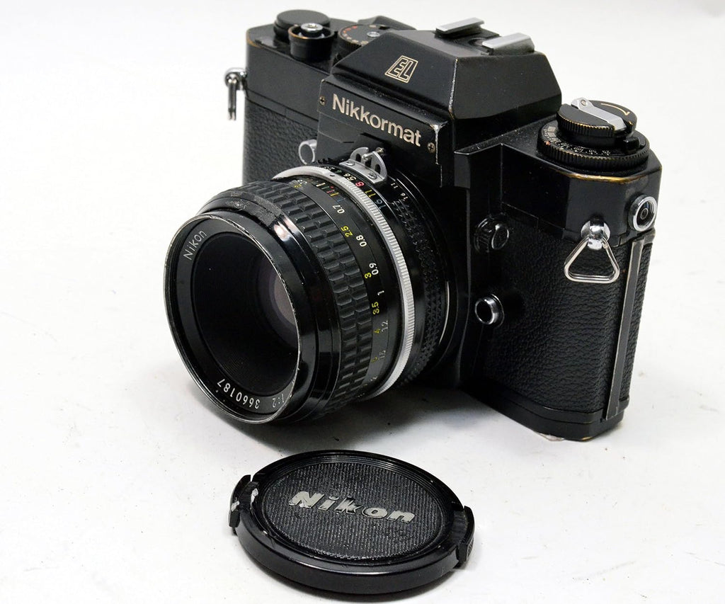 Nikon Nikkormat EL 35MM SLR Film Camera Kit with Lens. (Renewed)